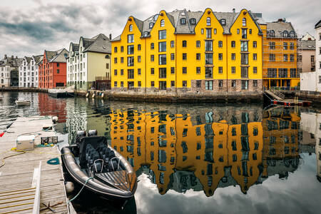 Canales de agua de Ålesund