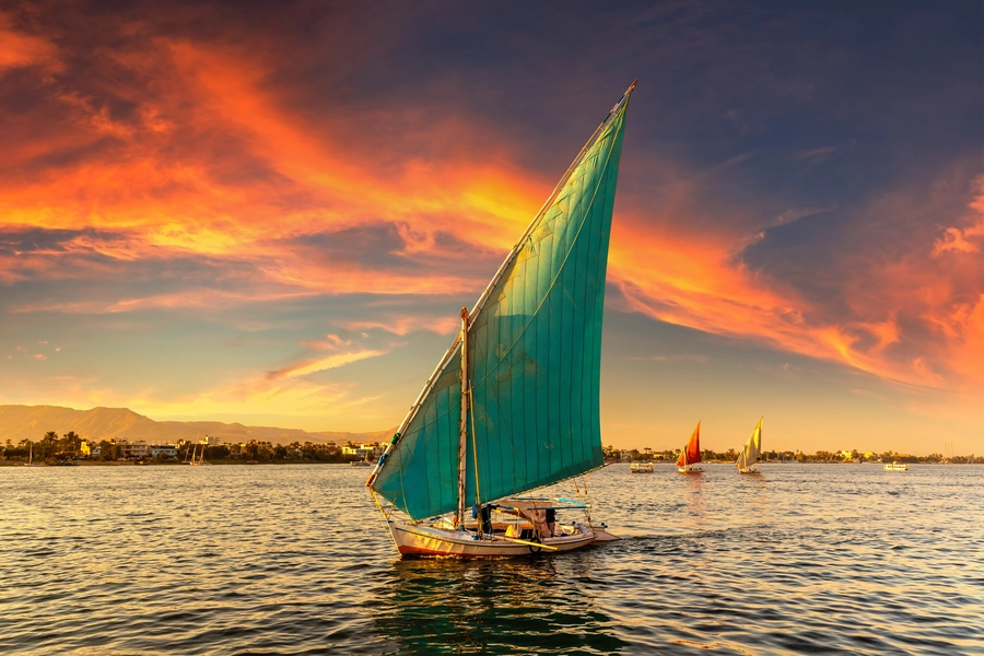 Sailboat on the Nile