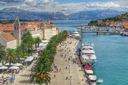 Terraplén en Trogir