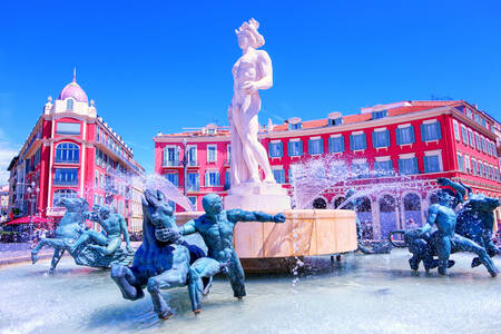 Sonnenbrunnen in Nizza