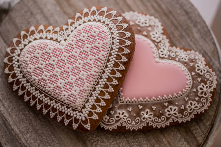 Pan de jengibre para San Valentín