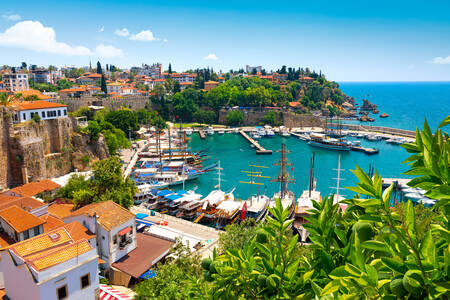 Hamnen i Antalya