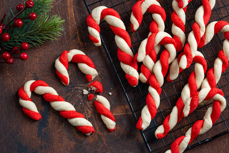 Sušienky v tvare lízanky