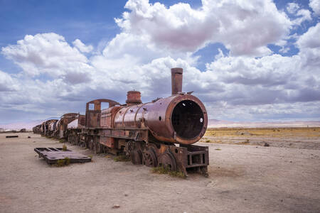 Train Cemetery in Uyuni