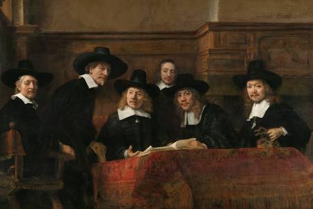 Rembrandt: "Die Vorsteher der Tuchmacherzunft"
