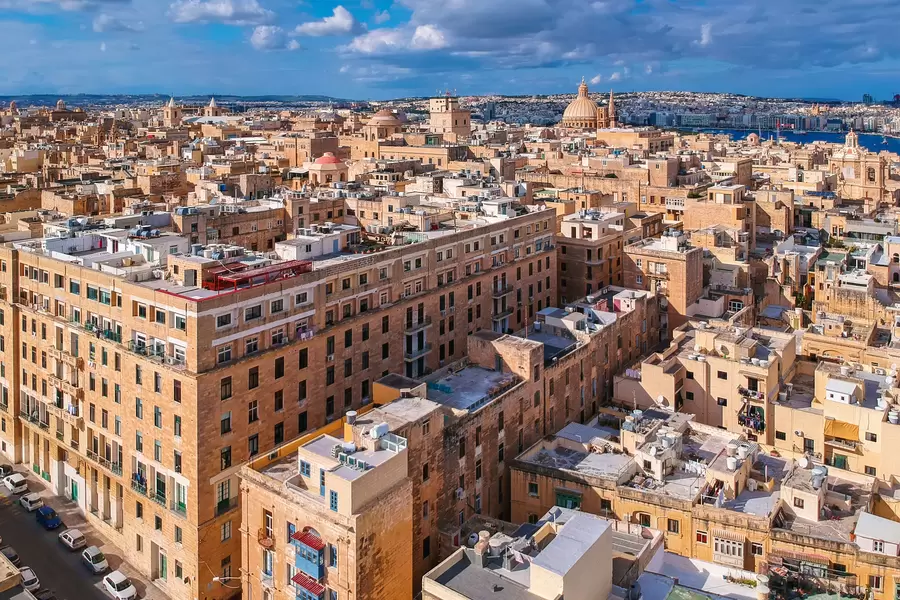 Vedere a orașului Valletta