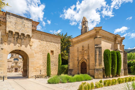 Porta de entrada para o mosteiro de Poblet