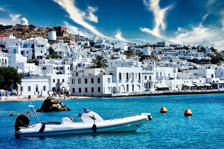 Остров Миконос в Гърция