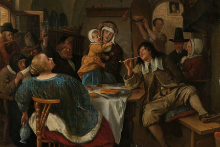 Jan Steen: „Scena familiei”