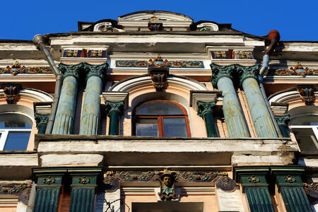 Фасада на сграда в Киев