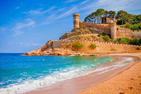 Tossa de Mar erődje, Spanyolország