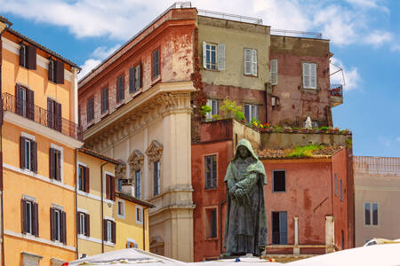 Monument to Giordano Bruno in Rome
