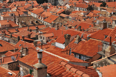 Acoperișurile din Dubrovnik
