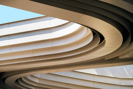 Abstract building architecture
