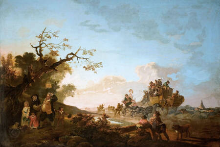 Philipp Jakob Loutherbourg: Hampstead Heath, verano