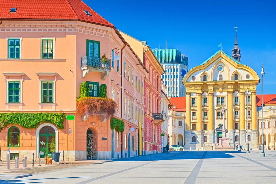 Trg u centru Ljubljane