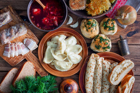 Traditional Ukrainian cuisine