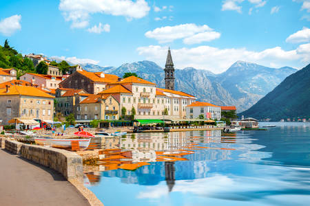 View of the house Perast