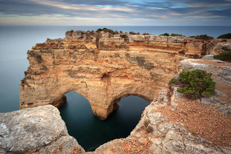 Les rochers de l'Algarve