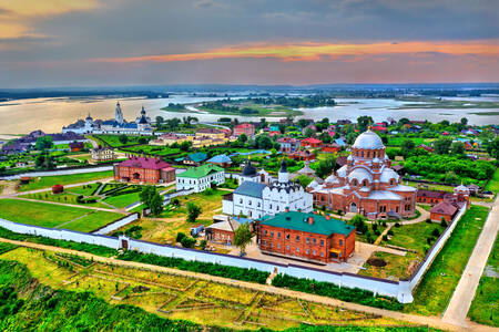 Άποψη της πόλης Sviyazhsk