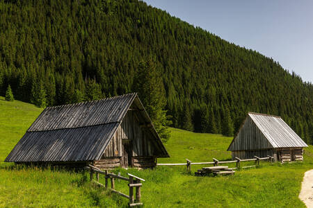 Hütten in der Tatra