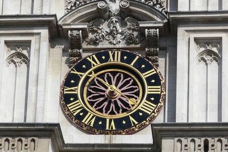 Clock on St Peter's Church, Westminster