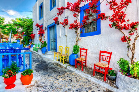 Street on the island of Kos