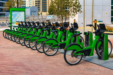 Stadsfietsen in Dubai