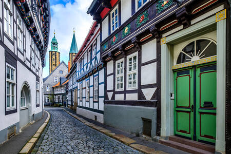 The old streets of Goslar