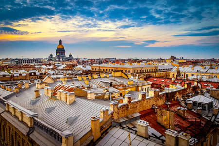 Roofs of St. Petersburg
