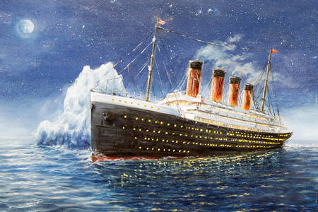 Bild der Titanic