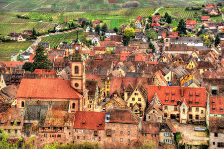 Vue de Riquewir