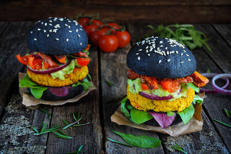 Vegetáriánus hamburgerek