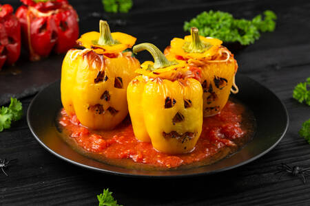 Peppers for Halloween