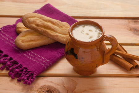 Traditional drink and bread of Guatemala