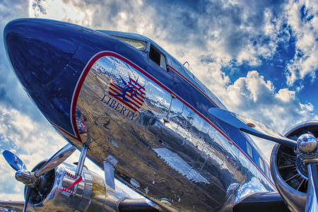 Old passenger plane