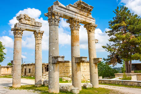 Columnas en la ciudad de Mersin