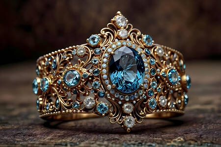 Armband mit Saphiren