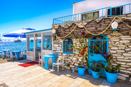 Restaurante junto al mar en Bodrum