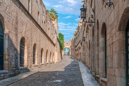 Streets of the Old Town of Rhodes