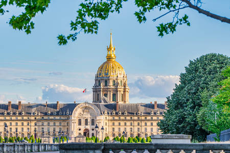 Vista della Casa degli Invalidi a Parigi