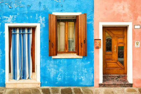 Fiskares hus i Burano