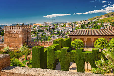 Granada'daki Elhamra Sarayı