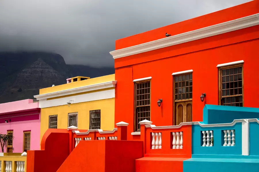 Bright houses in Bo-Kaap