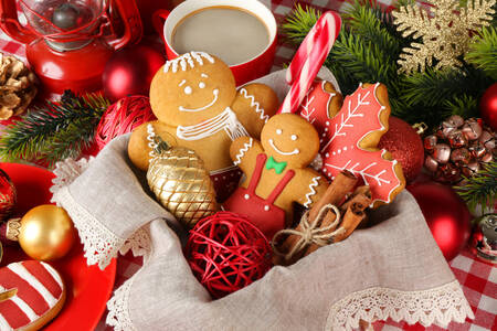 Noel zencefilli kurabiye