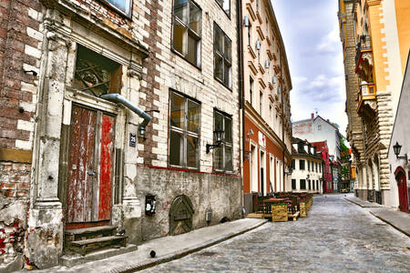 Riga'da sokak