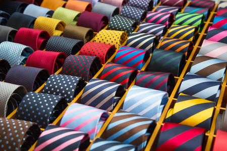 Nyakkendők gyűjteménye
