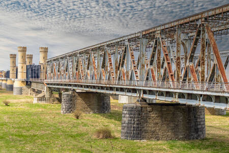 Tczew'deki demiryolu köprüsü