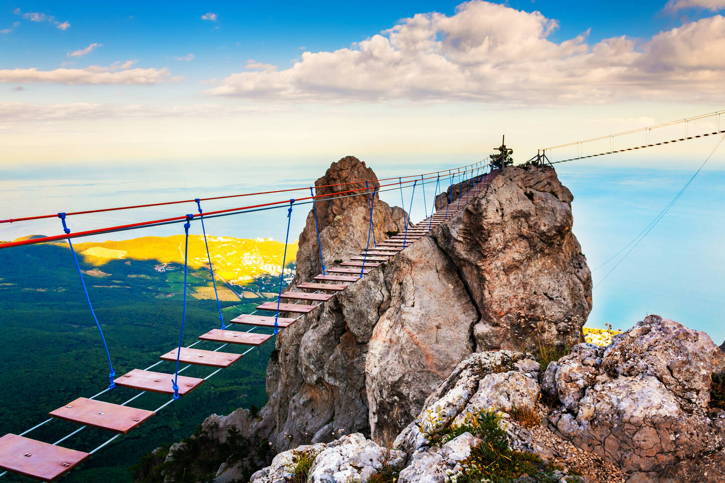 Висячий мост ай Петри в Крыму