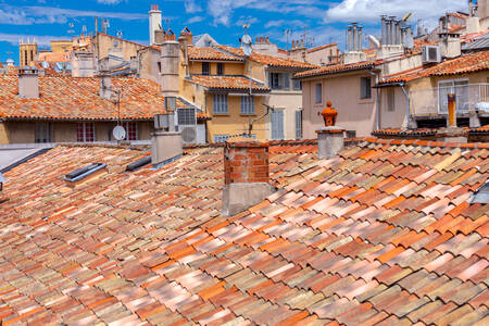 Střechy v Aix-en-Provence